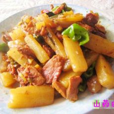 山药肉片的做法步骤