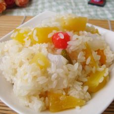 什锦水果糯米饭的做法 什锦水果糯米饭的做法