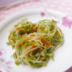 凉拌豆芽菜—附发绿豆芽过程的做法步骤