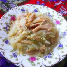 白菜炒牛肚的做法 白菜炒牛肚的做法