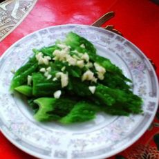 蒜茸苦瓜的做法 蒜茸苦瓜的做法