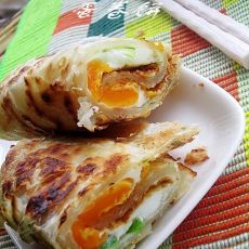 蛋卷饼的做法 蛋卷饼的做法