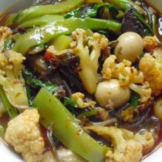 牛油冒菜火锅的做法 牛油冒菜火锅的做法