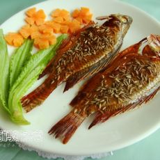 孜然烤罗非鱼的做法步骤