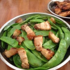 豌豆炒肉的做法步骤