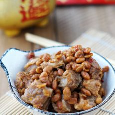 腊八豆蒸排骨的做法 腊八豆蒸排骨的做法