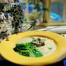 鸡肝芥菜小米面的做法 鸡肝芥菜小米面的做法