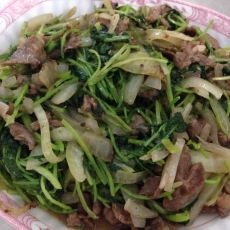香菜炒羊肉的做法步骤